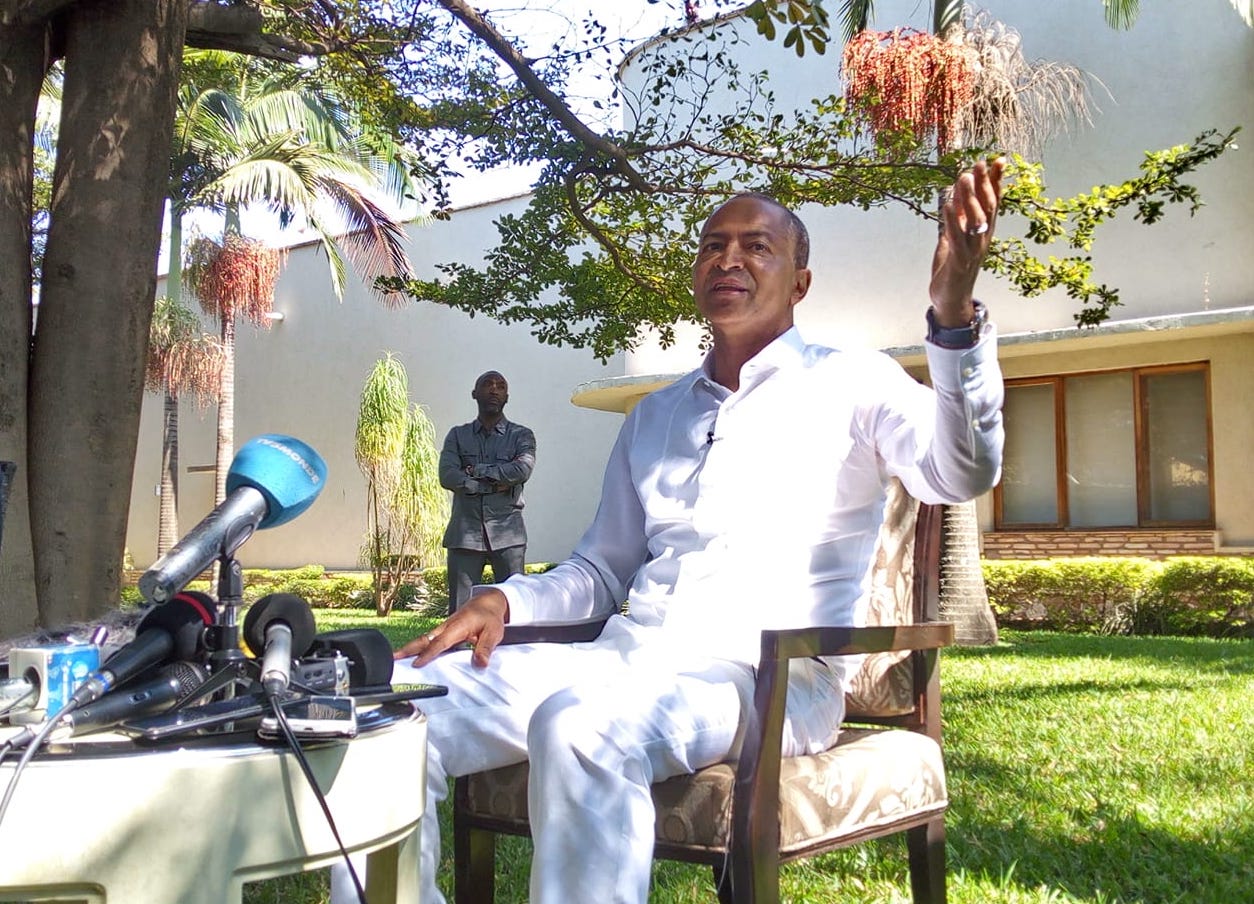 Katumbi, conférence de presse